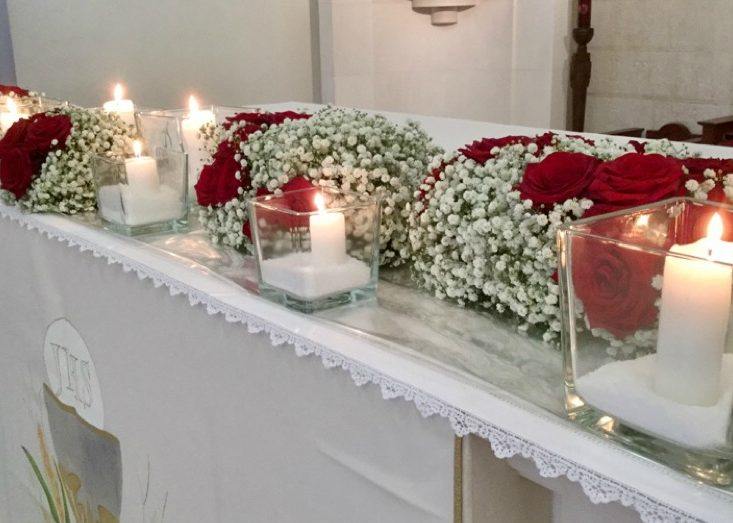 Gli Addobbi Floreali Realizzati Da Angelica Lacarbonara Per Un Matrimonio Con Rose Red Naomi Di Porta Nova E La Sua Passione Per Il Design Floreale Red Naomi